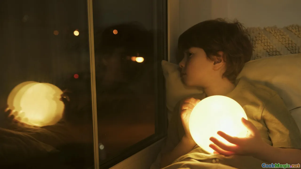 family, night shift, clock, lamp glow