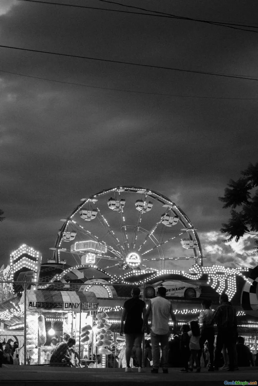 festival street scene, joyful gathering, family cooking