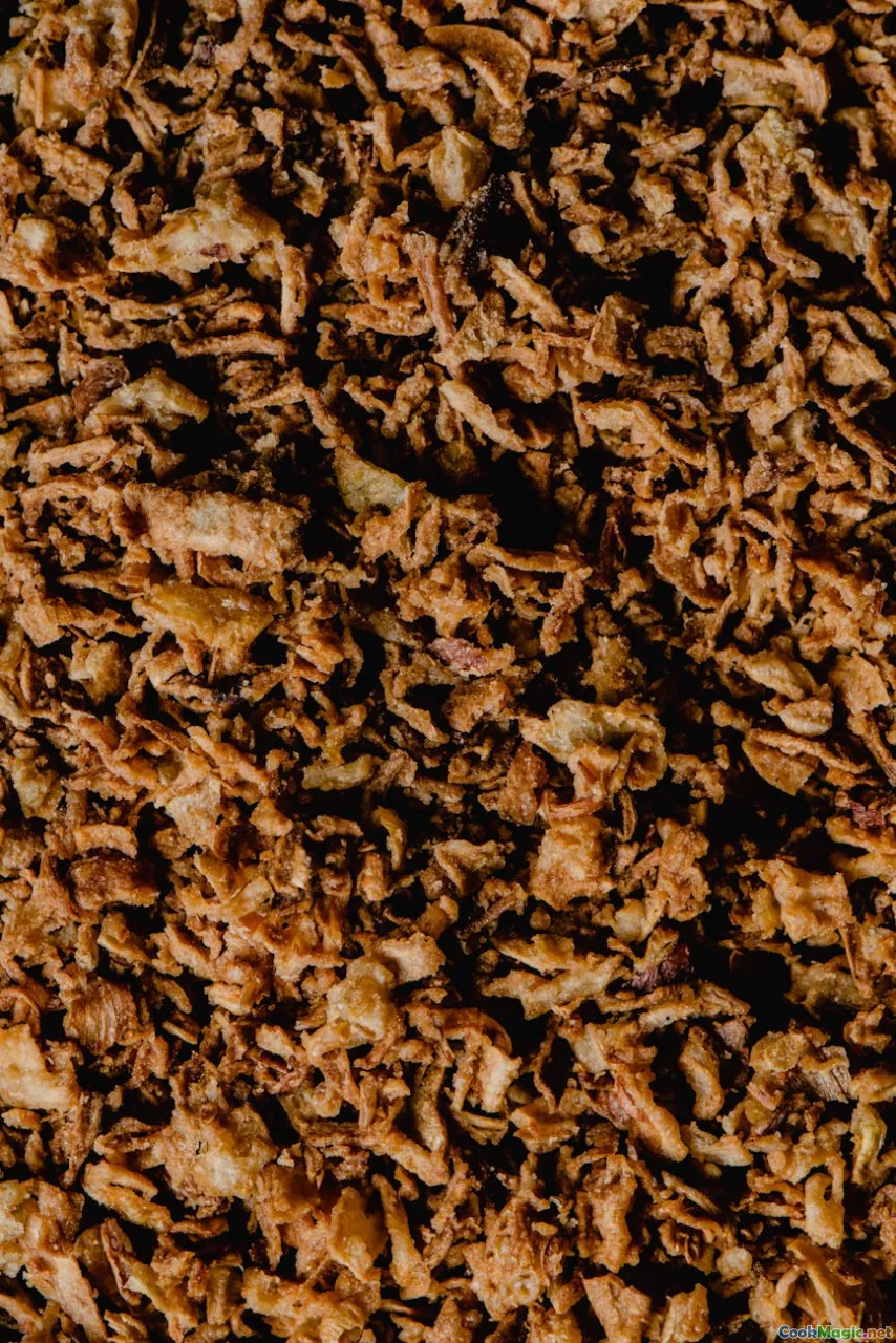 fried onions, mandoline, golden brown, cooling rack