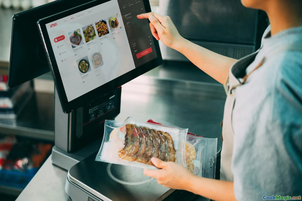 futuristic restaurant, culinary innovation, digital menus