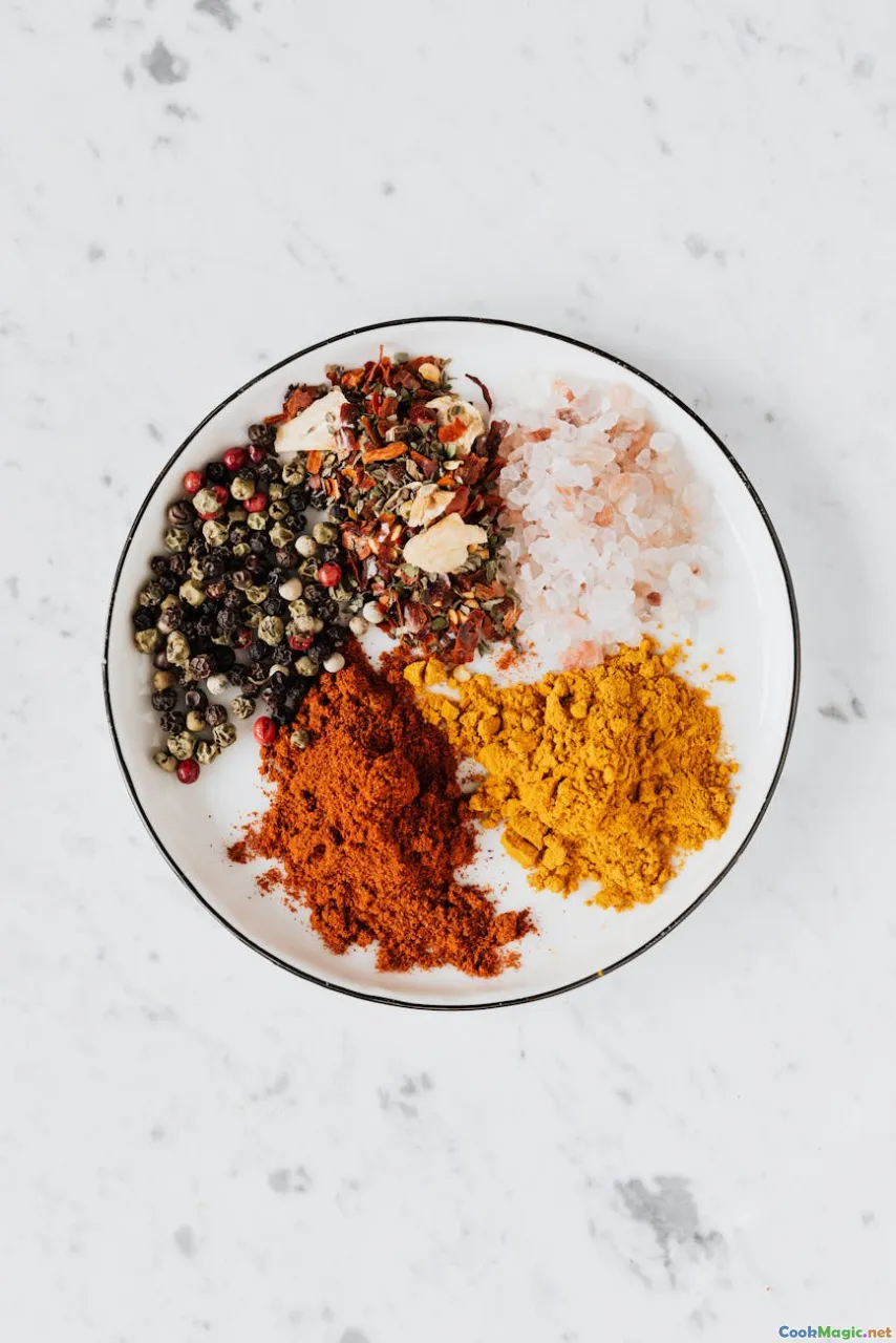 Grenadian spices, pepper, turmeric, fresh herbs, pimento