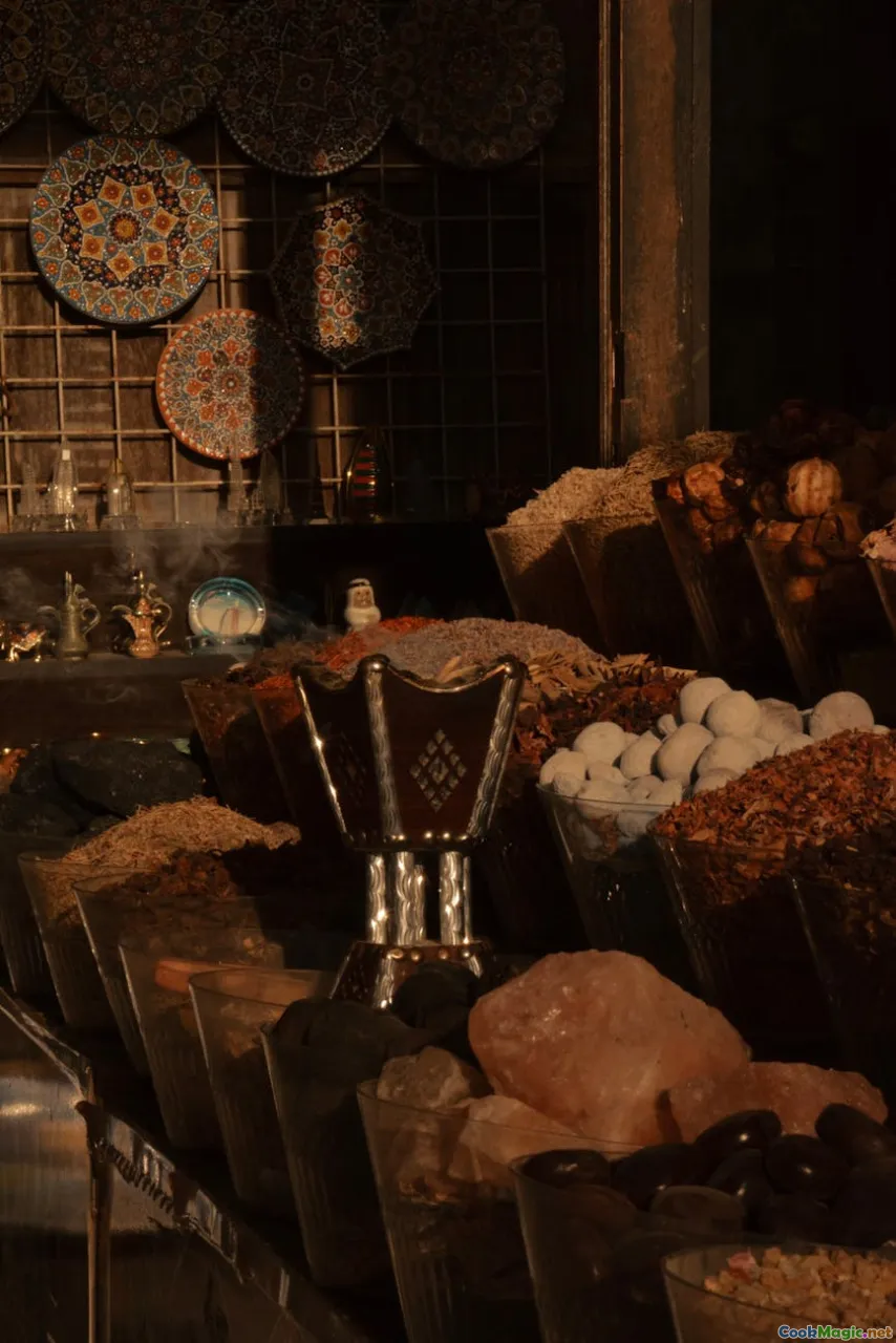 Haitian market, herb blending, seasoning jar, cultural heritage