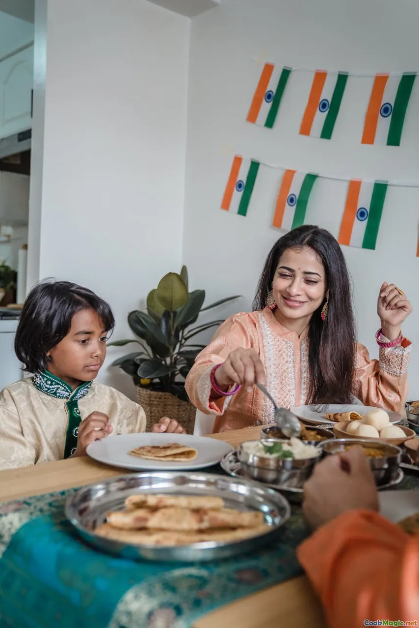 Indian festival, wedding cooking, family meal