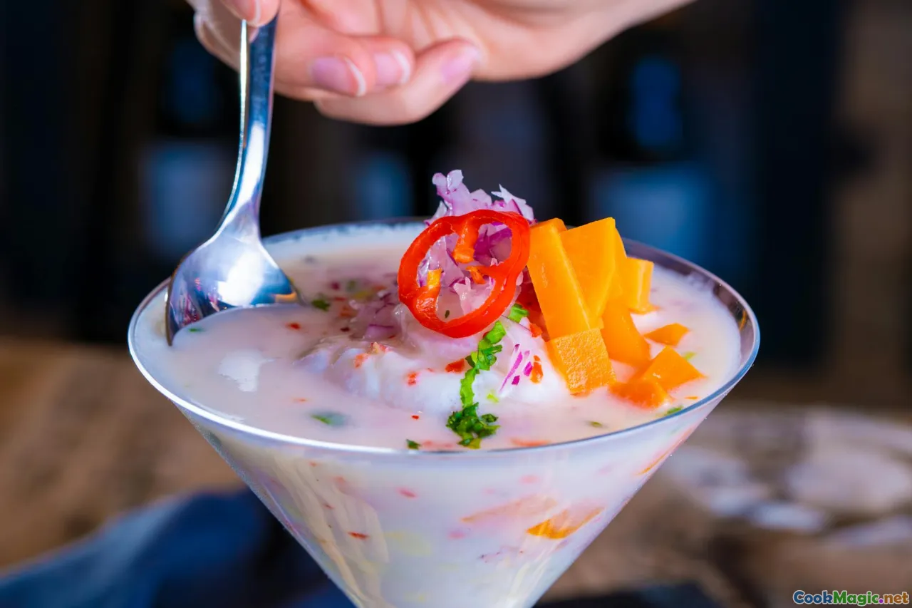 lime, fresh fish, ceviche preparation