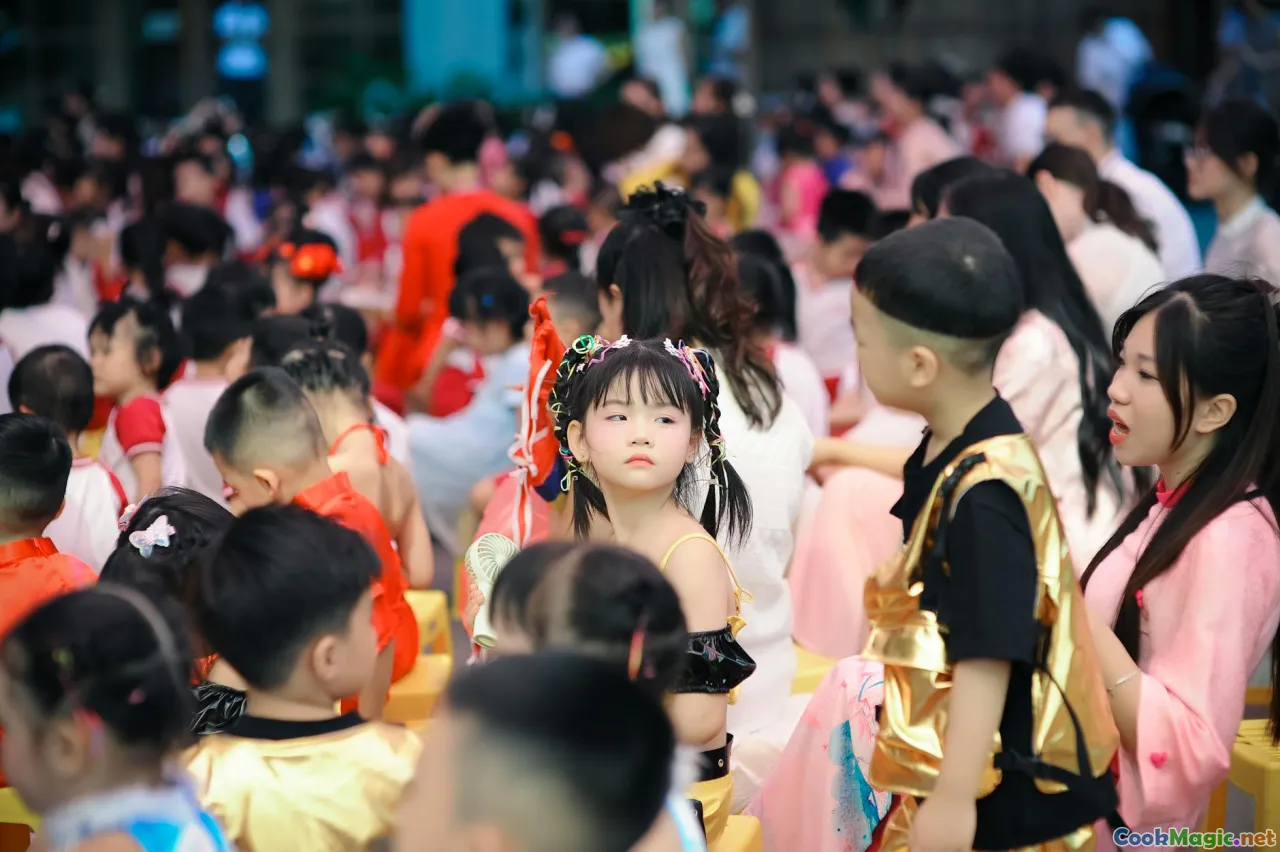 local family, Hawaiian festival, community gathering