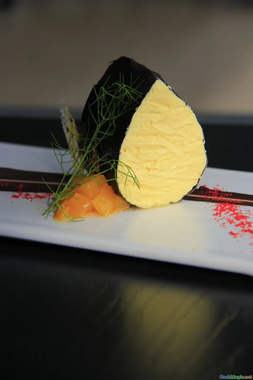 modern dessert plating, creative presentation, Baltic-inspired desserts