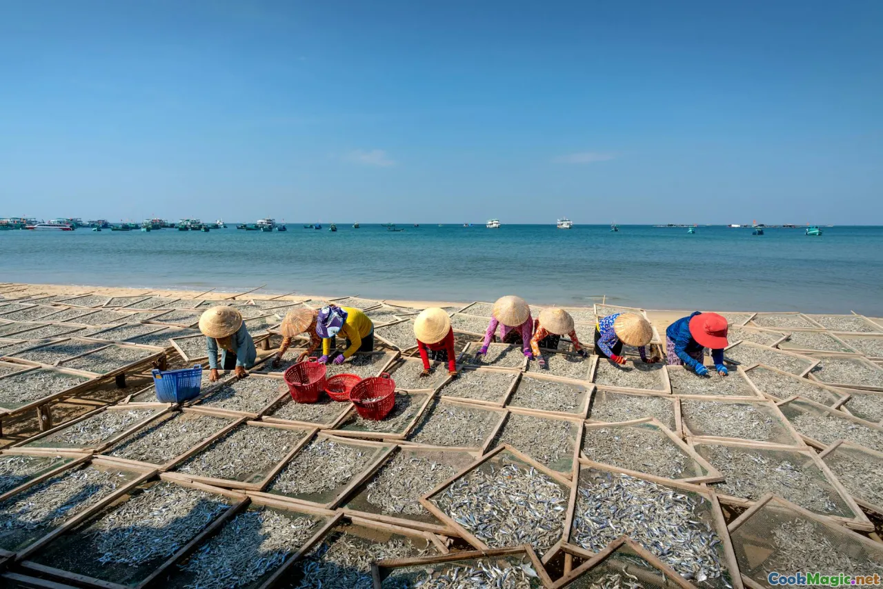 Montenegrin fishermen, coastal village, seafood festival