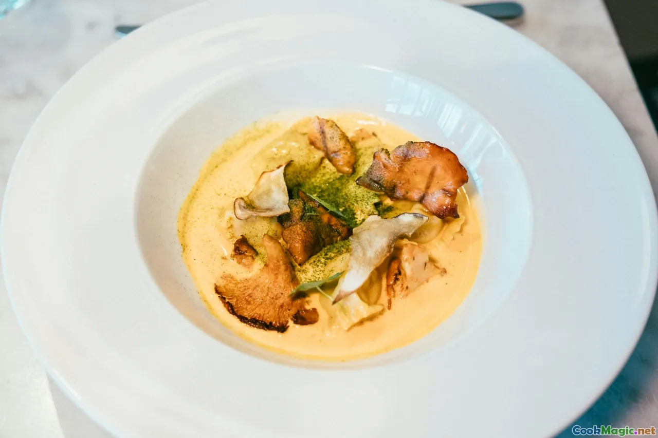 mushroom sauce, dill sauce, beet horseradish