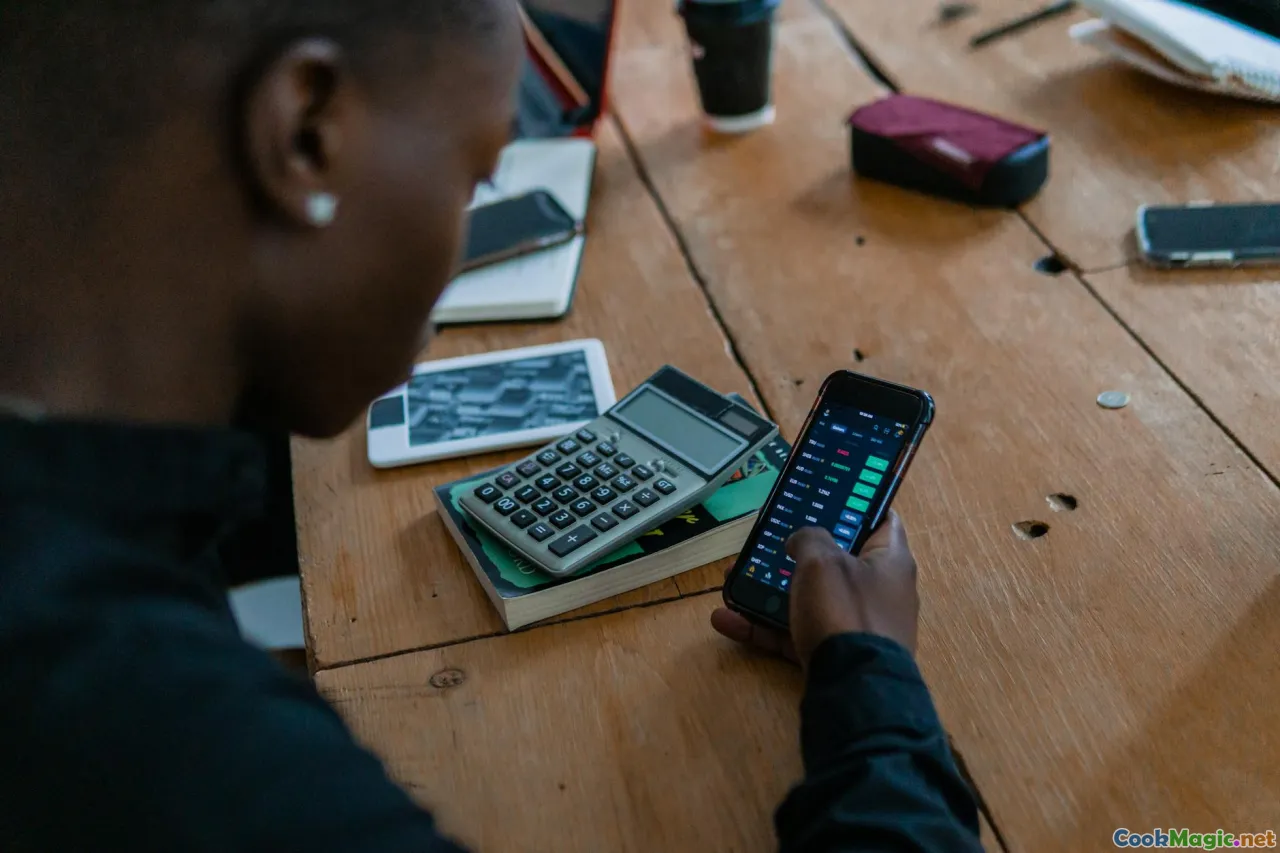 receipts, wallet, market, calculator