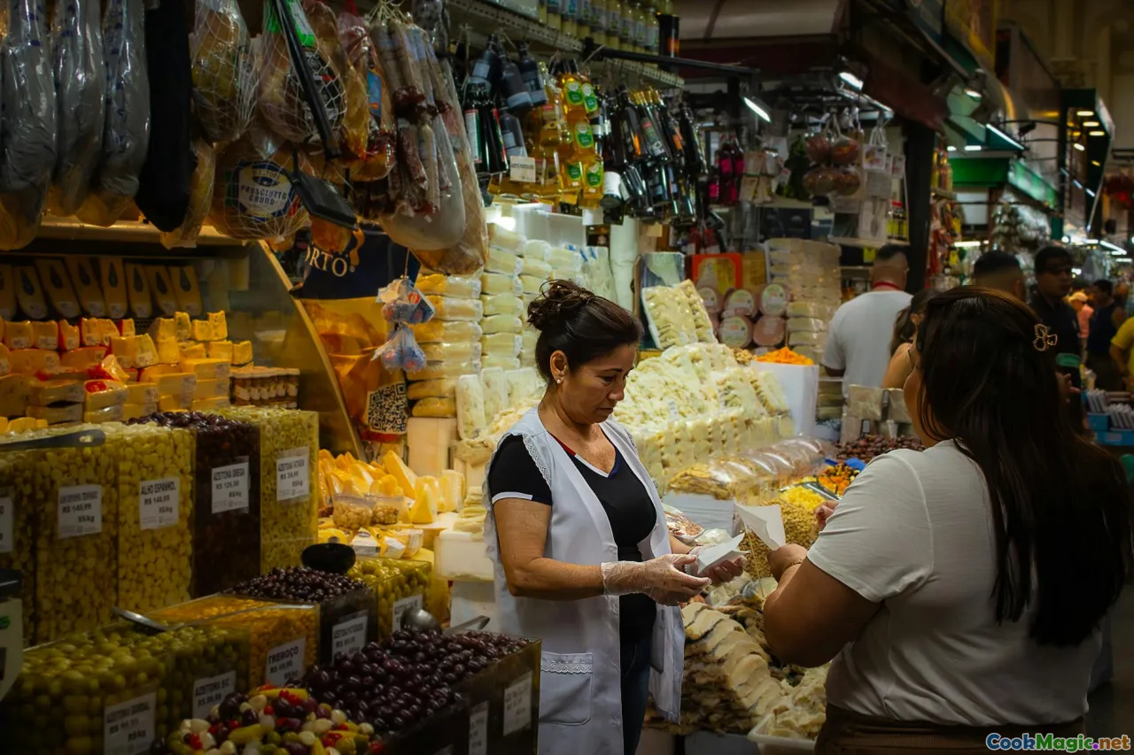Skopje bazaar, Bit Pazar, cheese stall, tasting