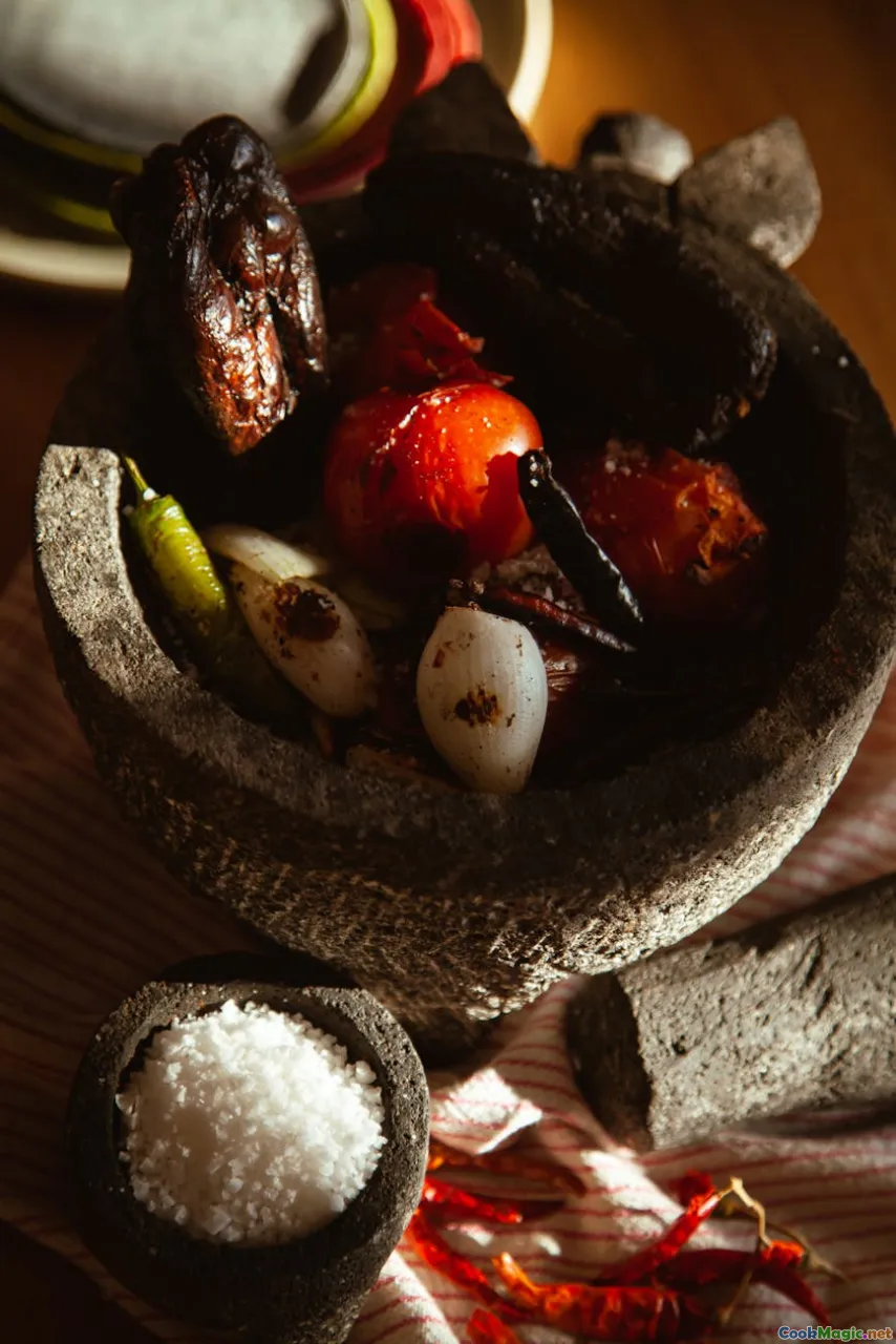 smoked ham hock, onion and garlic, cast iron pot, spices