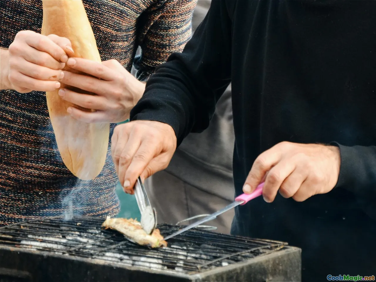 Smoky Fish Cooking Mackerel in Cameroonian Style