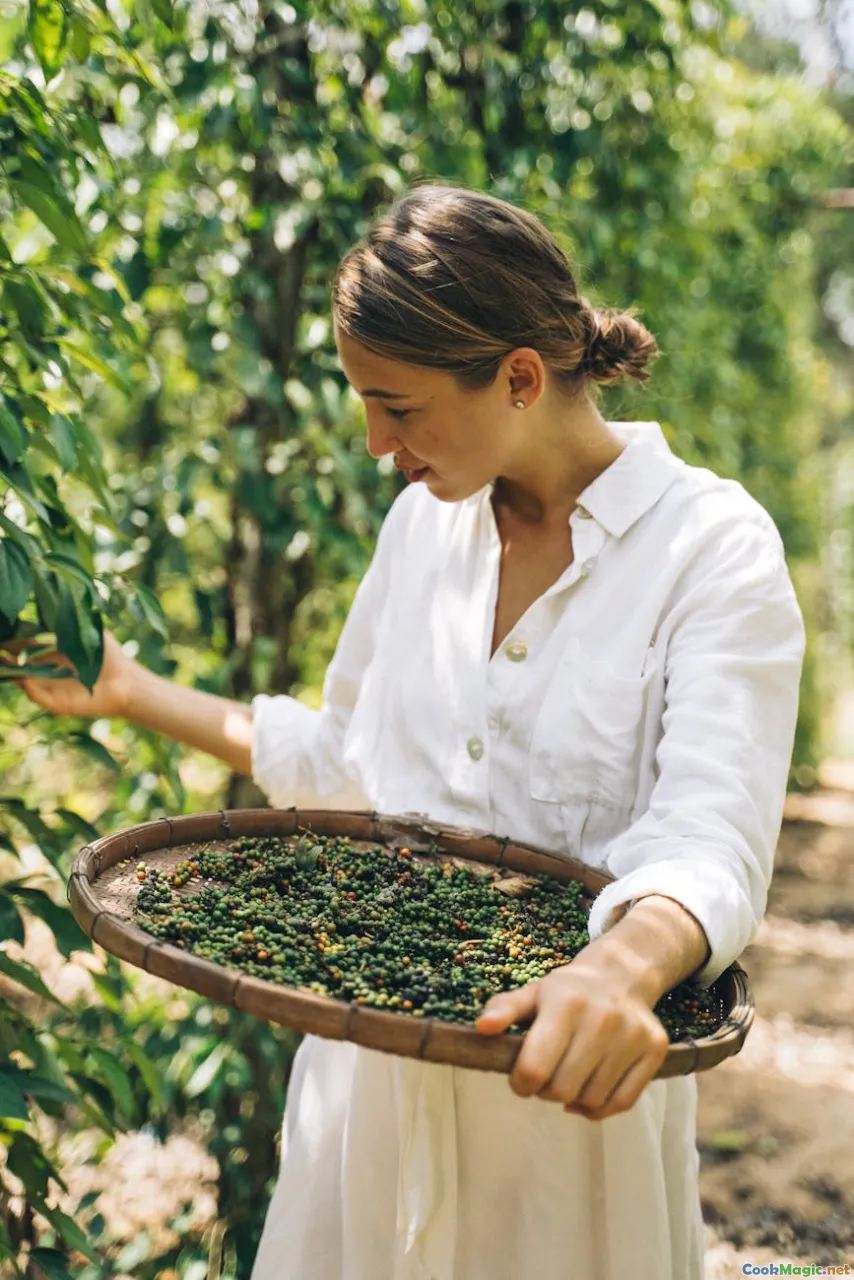 spice cultivation, sustainable farming, spice harvesting