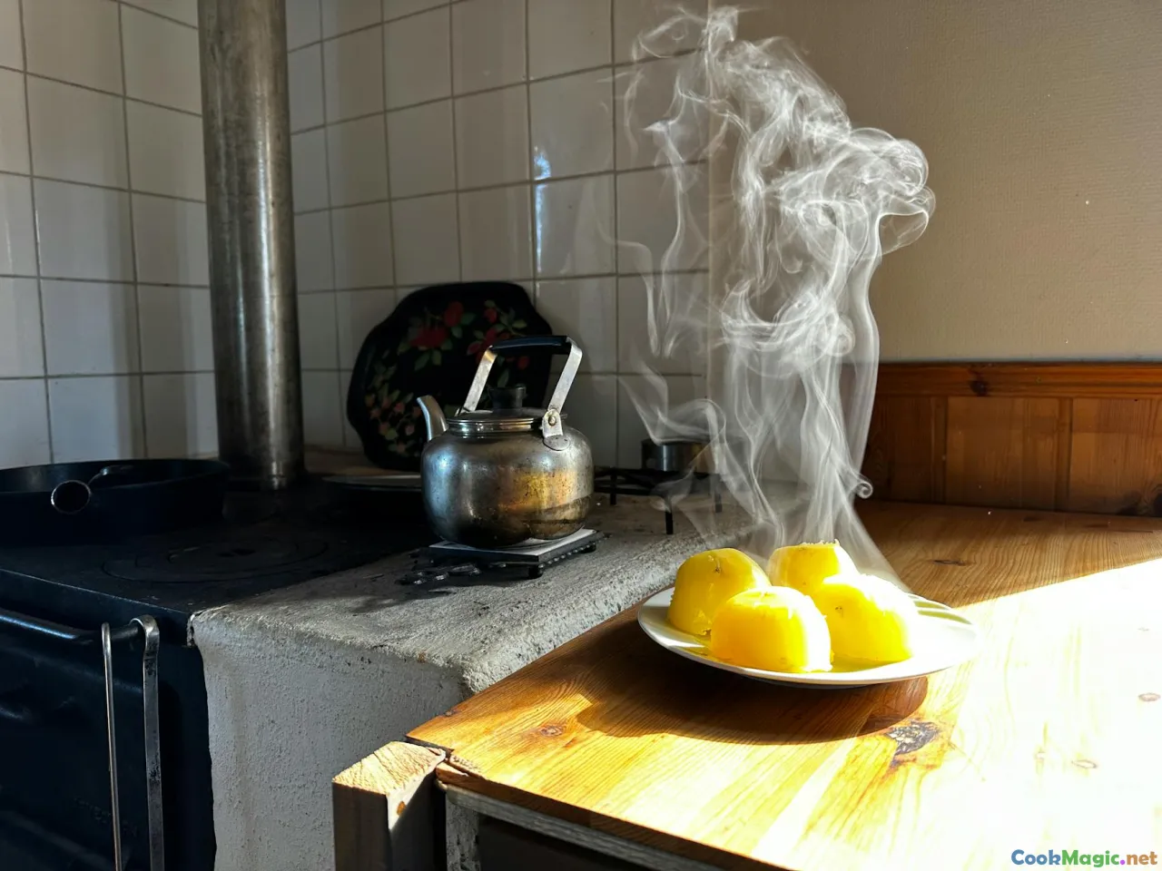 Swedish countryside, traditional kitchen, foraged foods