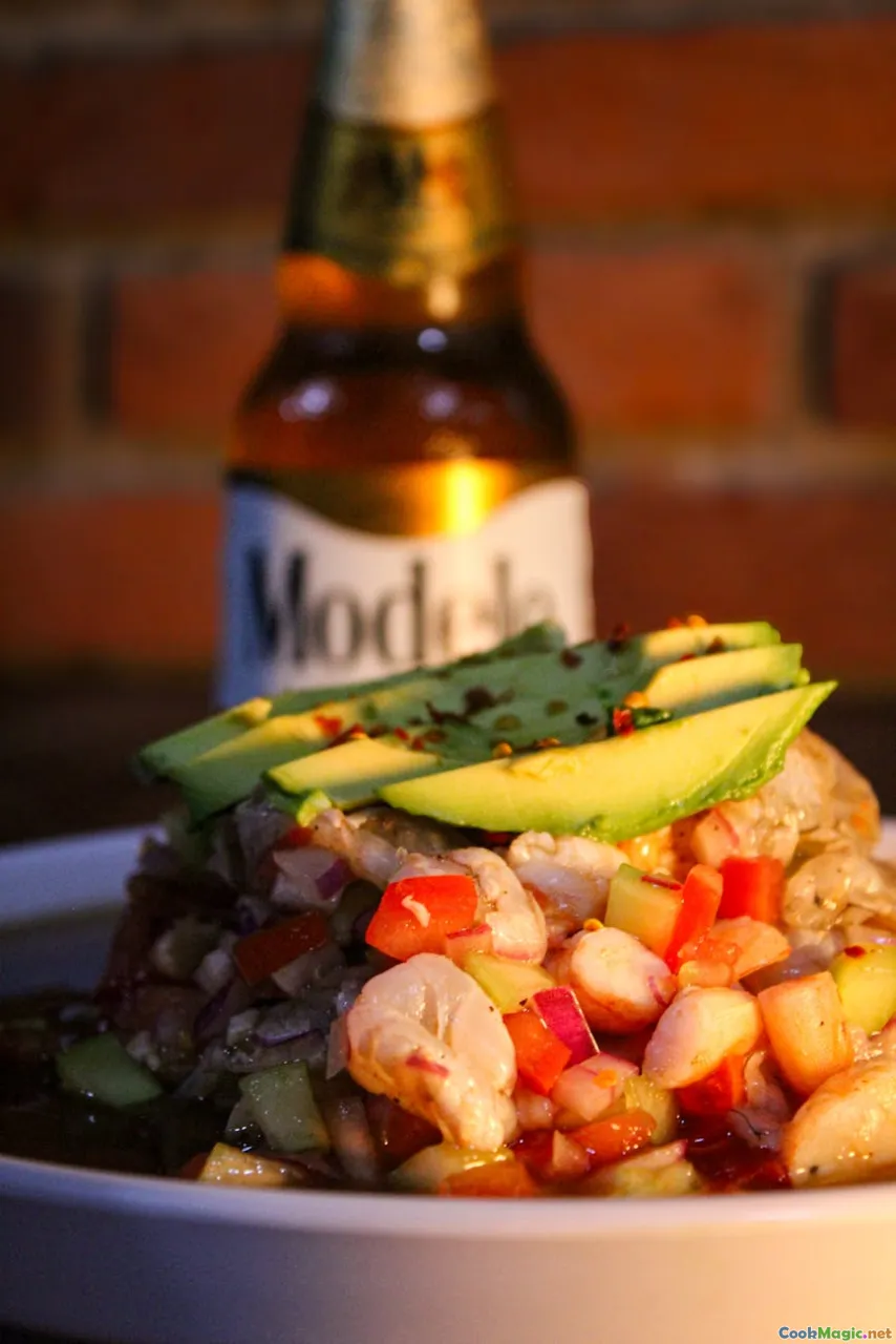 Tumbes ceviche, tropical ingredients, beach-vibe ceviche