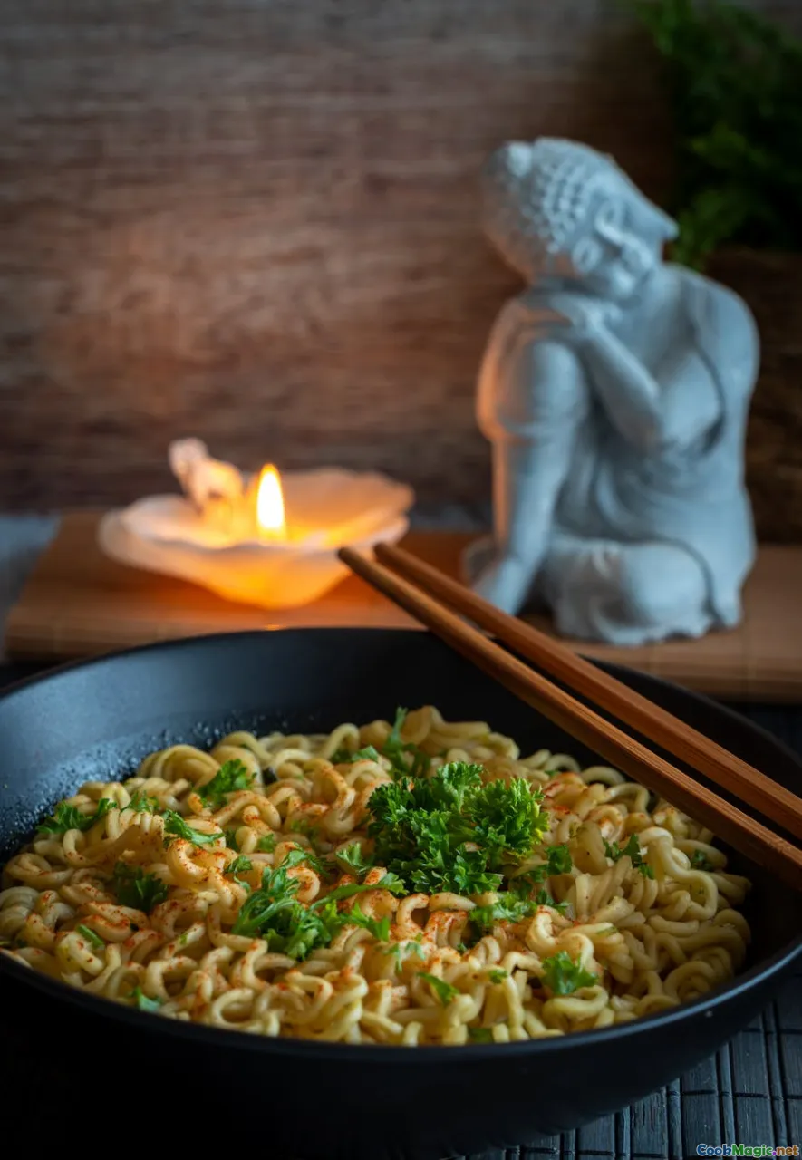 wok, rice noodles, tamarind, flame