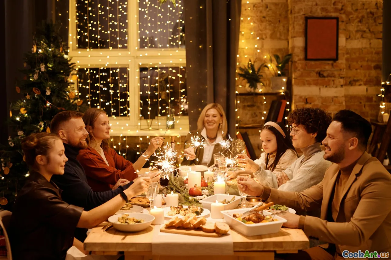 Festliche Festessen: Feiern mit Essen