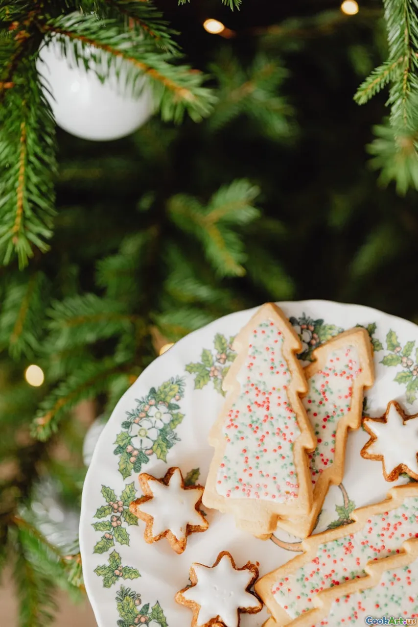 伝統的な休日デザートを味わう