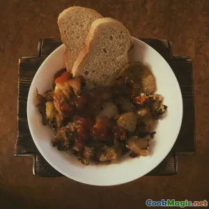 Latvian Grey Peas and Ham A Hearty Staple