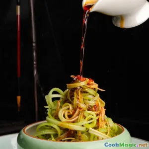 Sesame Soba Noodles Tossed in Tandoori Spices