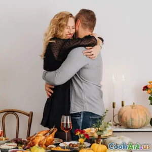 祝賀会のための喜びに満ちた皿