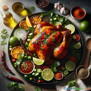 Agave-Chipotle Citrus Roasted Chicken