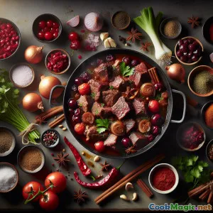 Suriye Usulü Halep Koyunu ve Ekşi Kiraz Güveci