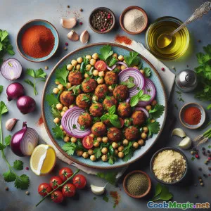 Knusprige Alexandrinische Kichererbsen-Kofta-Delikatesse