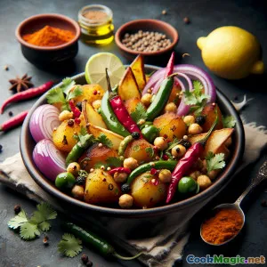 Spicy Aloo Sandheko Bites with Tangy Fusion Flavors