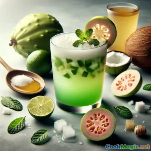 Boost di Guava e Aloe Amazzonica: Elisir Inglese Tropicale Incantevole