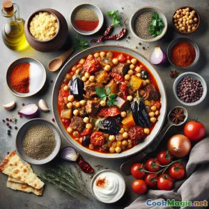 安纳托利亚日晒茄子丰收炖菜