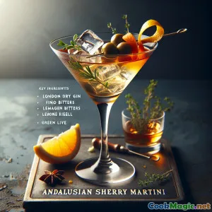Andalusischer Sherry Martini: Ein Würziger Englischer Twist