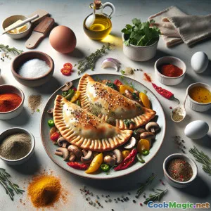 Chimichurri-Pilz-Empanadas mit argentinischem Flair