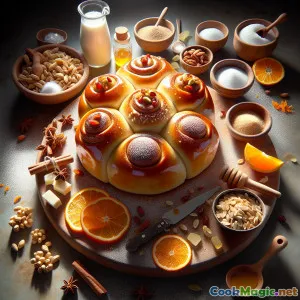 Tatlı Bal Sosu ile Baharatlı Atayef Ruloları