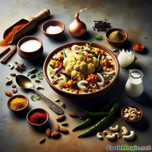Gustooso Awadhi Dum Phool: Delizia di Cavolfiore Mughlai