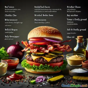 Ultimate Bacon Cheeseburger with Secret Burger Sauce