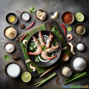 竹筏虾与椰子卷冒险