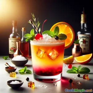 Barbados Sunkiss Swirl: Caribbean Citrus Dream