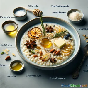 带松脂淋汁的大麦粥