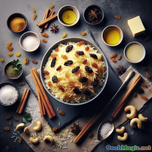 Fragrant Basmati Rice with Toasted Vermicelli & Raisins