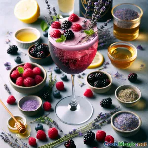 Bastide Berry Royale: Koktail kassis berkarbonasi bergaya Provençal