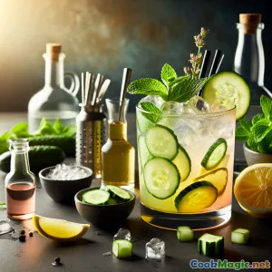 Hạnh Phúc Bãi Biển: Thức Uống Tươi Mát Từ Gin & Hoa Trinh Nữ