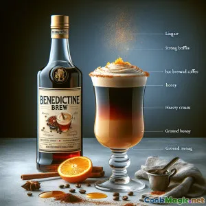 Bière Bénédictine : Cocktail de Café aux Herbes Aromatiques