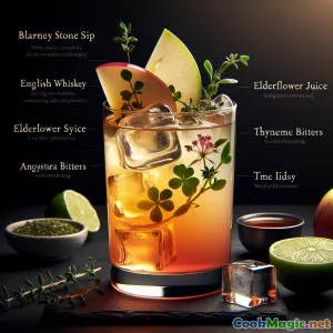 Uống Blarney Stone: Một cocktail hoa cúc rượu whiskey Anh