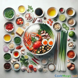 Sopa Auténtica de Fideos con Cangrejo Vietnamita