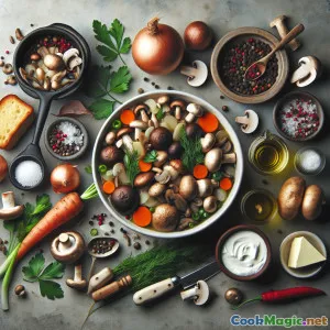 Carpathian Wild Mushroom Yushka: Forest Soul in a Bowl