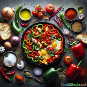 Sahel Chakchouka: Trứng rán trên chảo nóng với rau củ thơm ngon