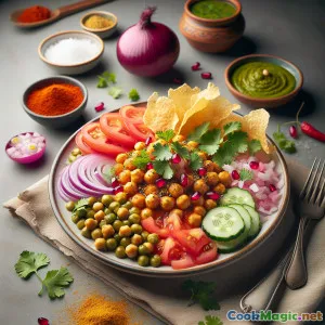 Chana Chatpata Chaat Saboroso: Delícia Picante Indiana