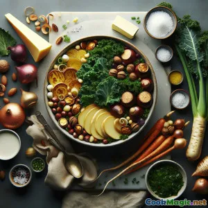Cozy Chestnut & Parsnip Grønlangkål Medley