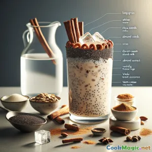 Kelezatan Krim Chia Churro Horchata